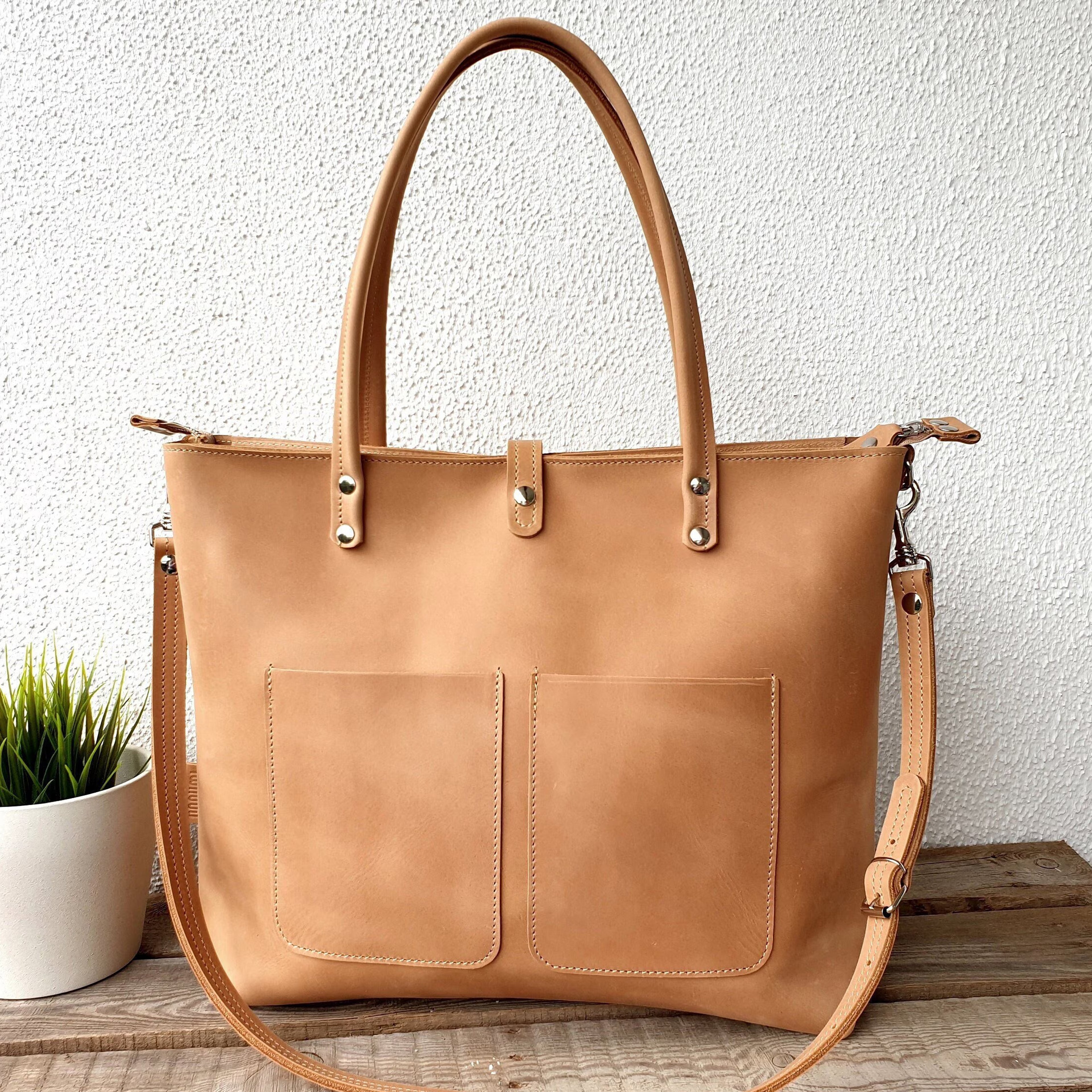Leder Tragetasche