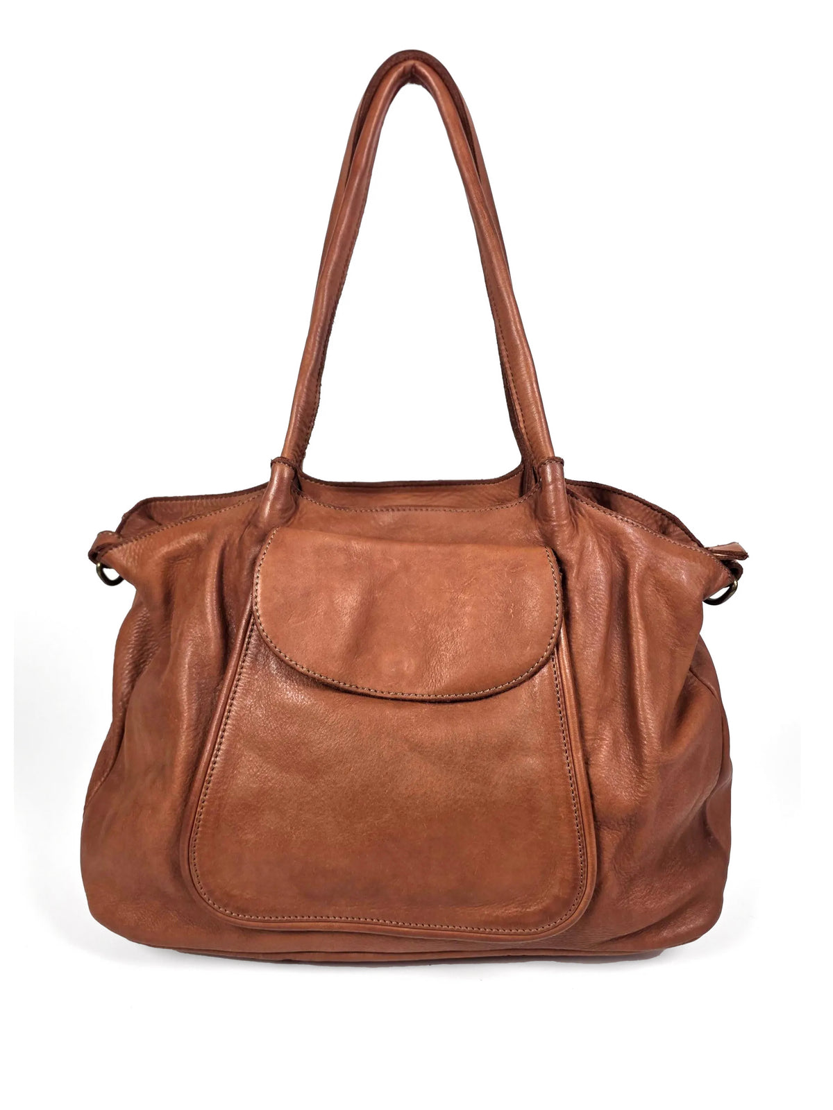 Große Handtasche cognac