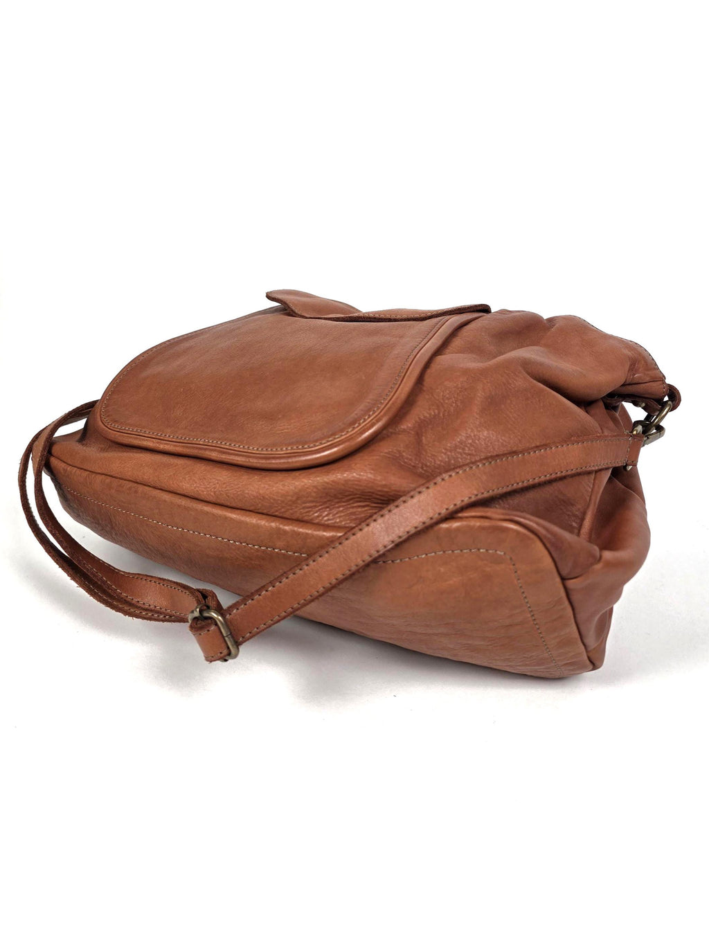 Große Handtasche cognac