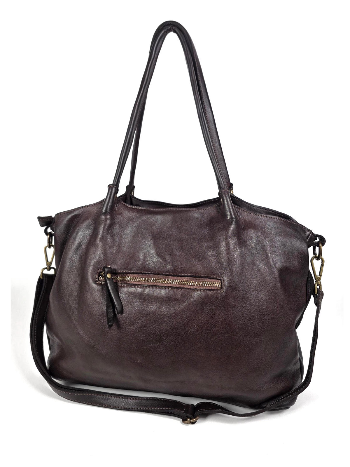 Große Handtasche espresso