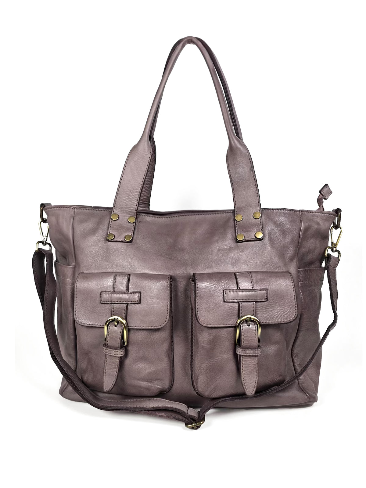 Leder Tragetasche