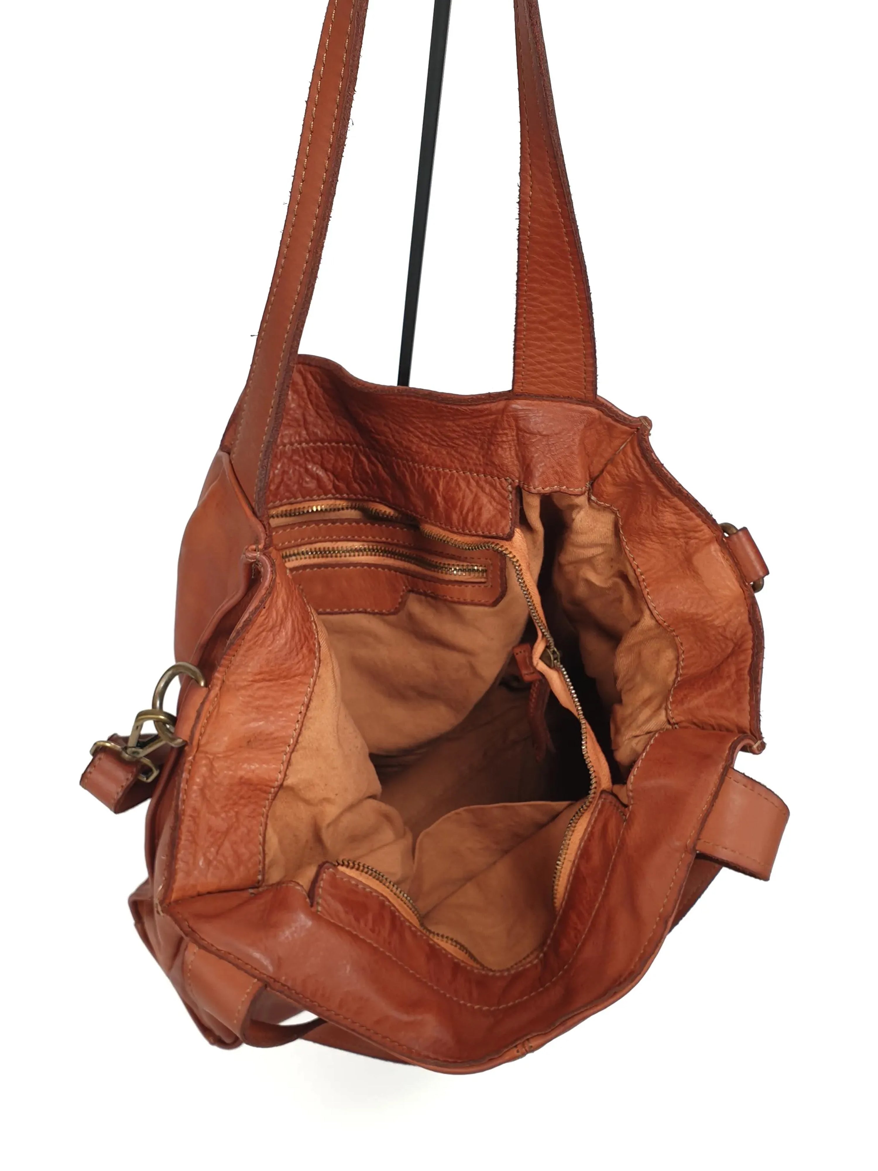 Leder-Tragetasche