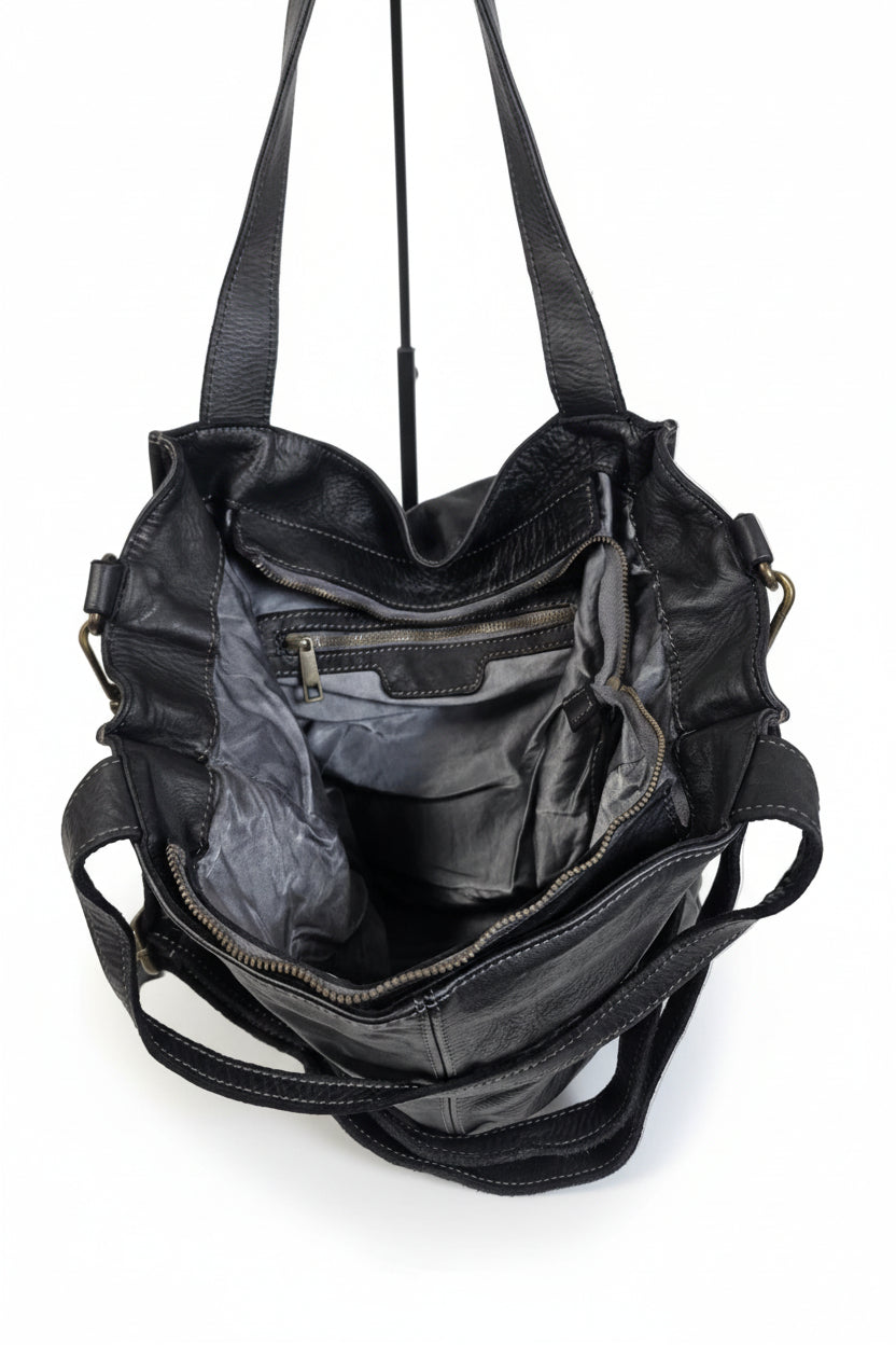 Leder-Tragetasche