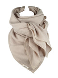 Musselintuch in braun, beige, gelb