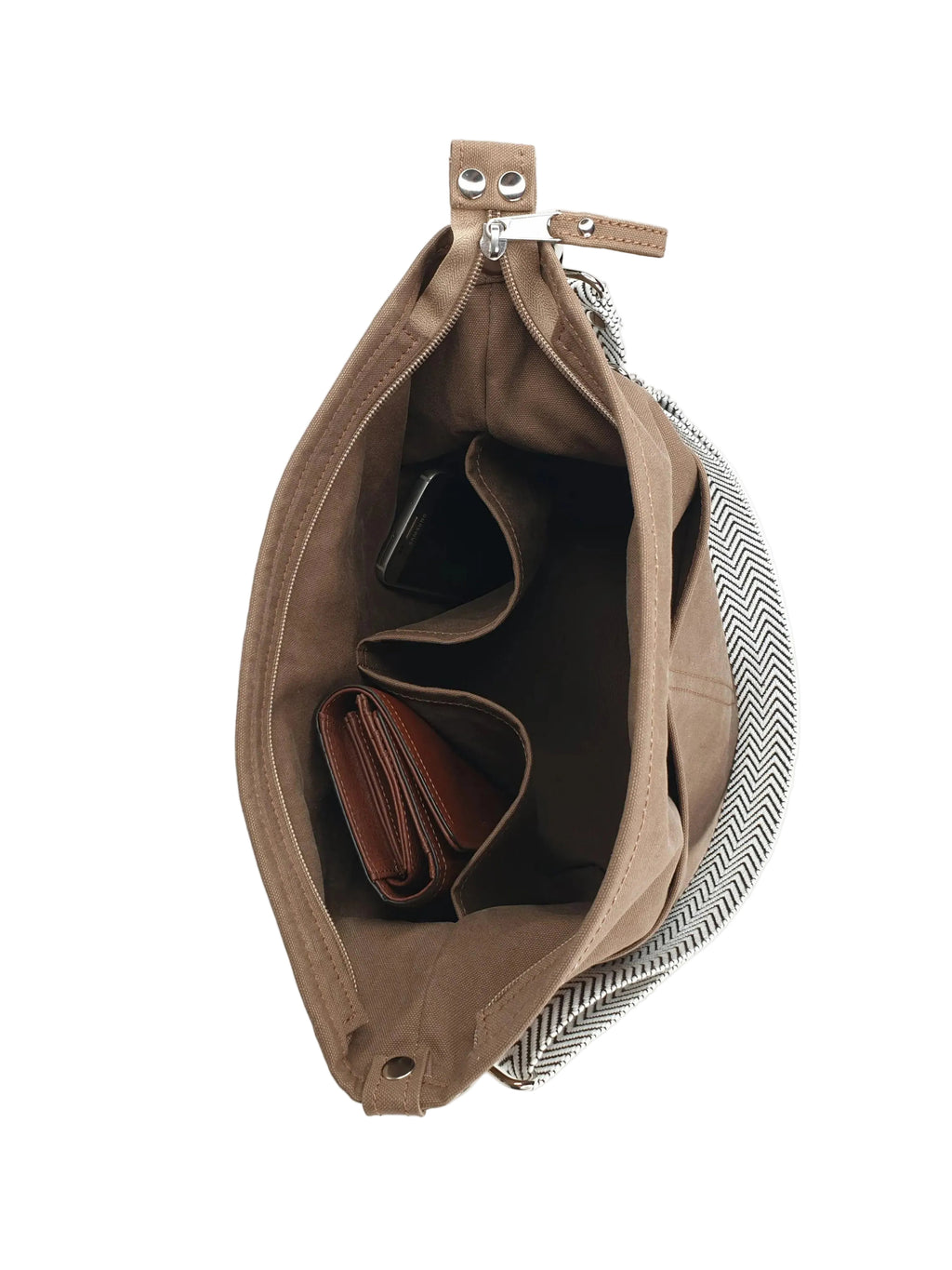 Canvas Hobo braun