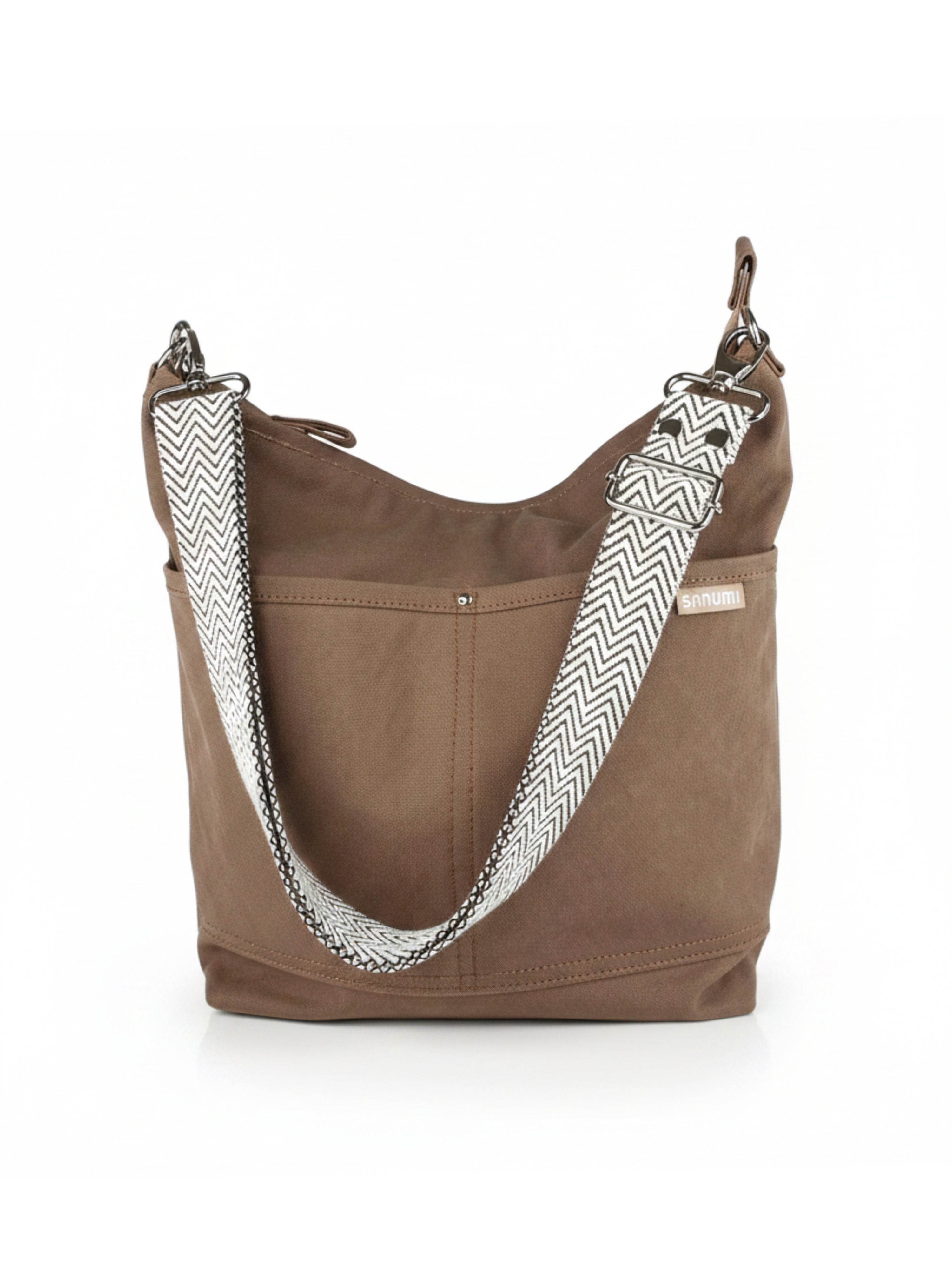 Canvas Hobo braun