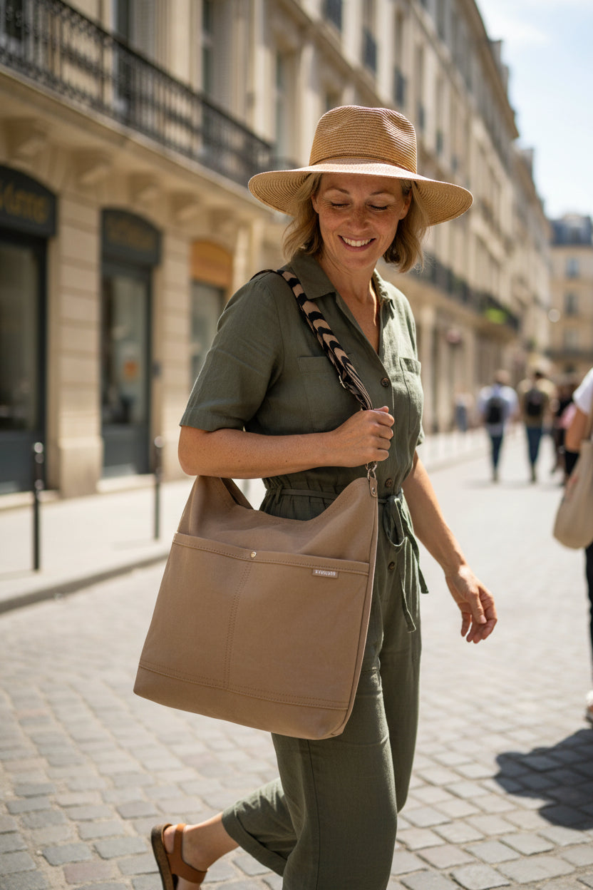 Canvas Hobo khaki