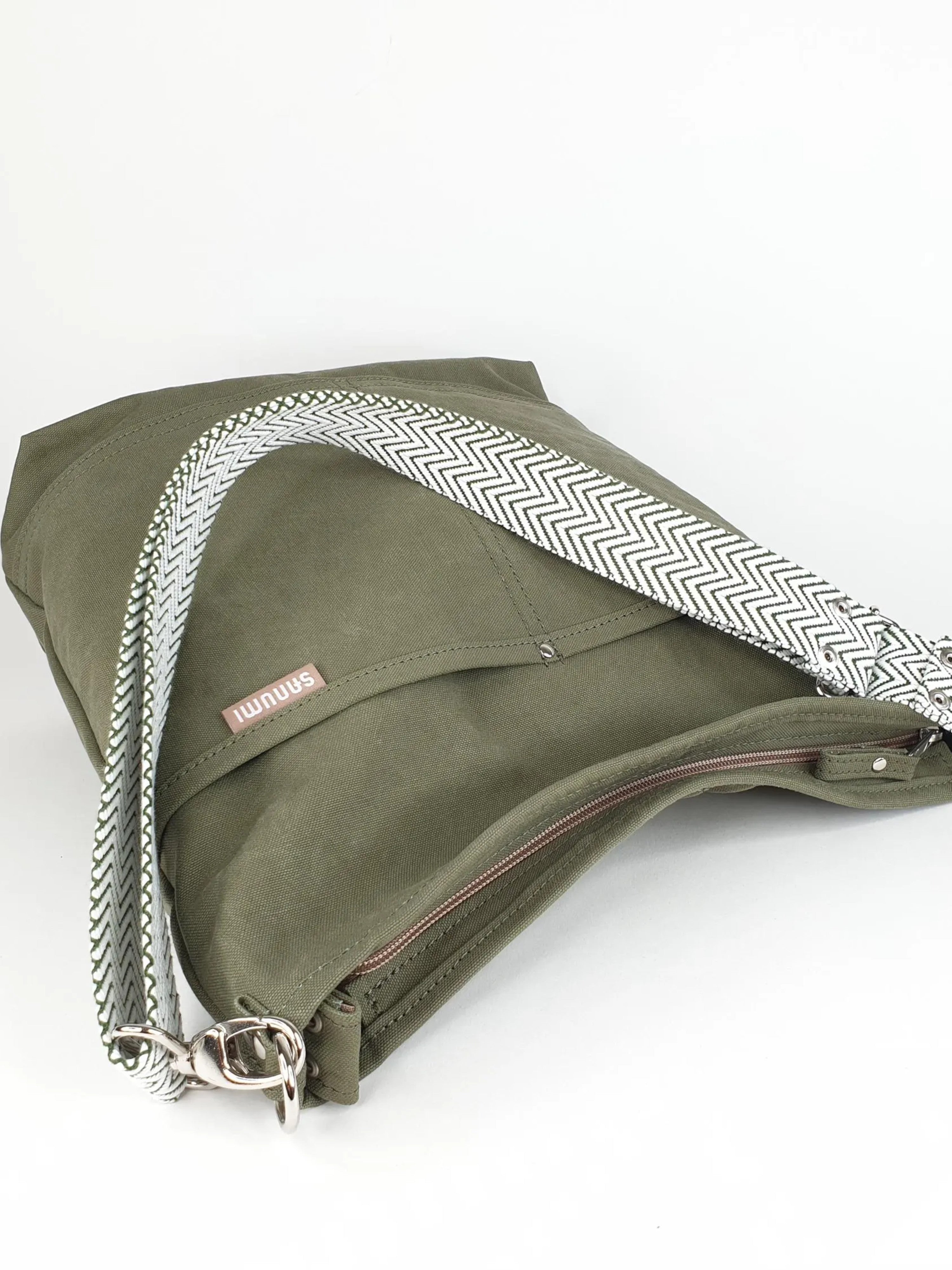Canvas Hobo grün