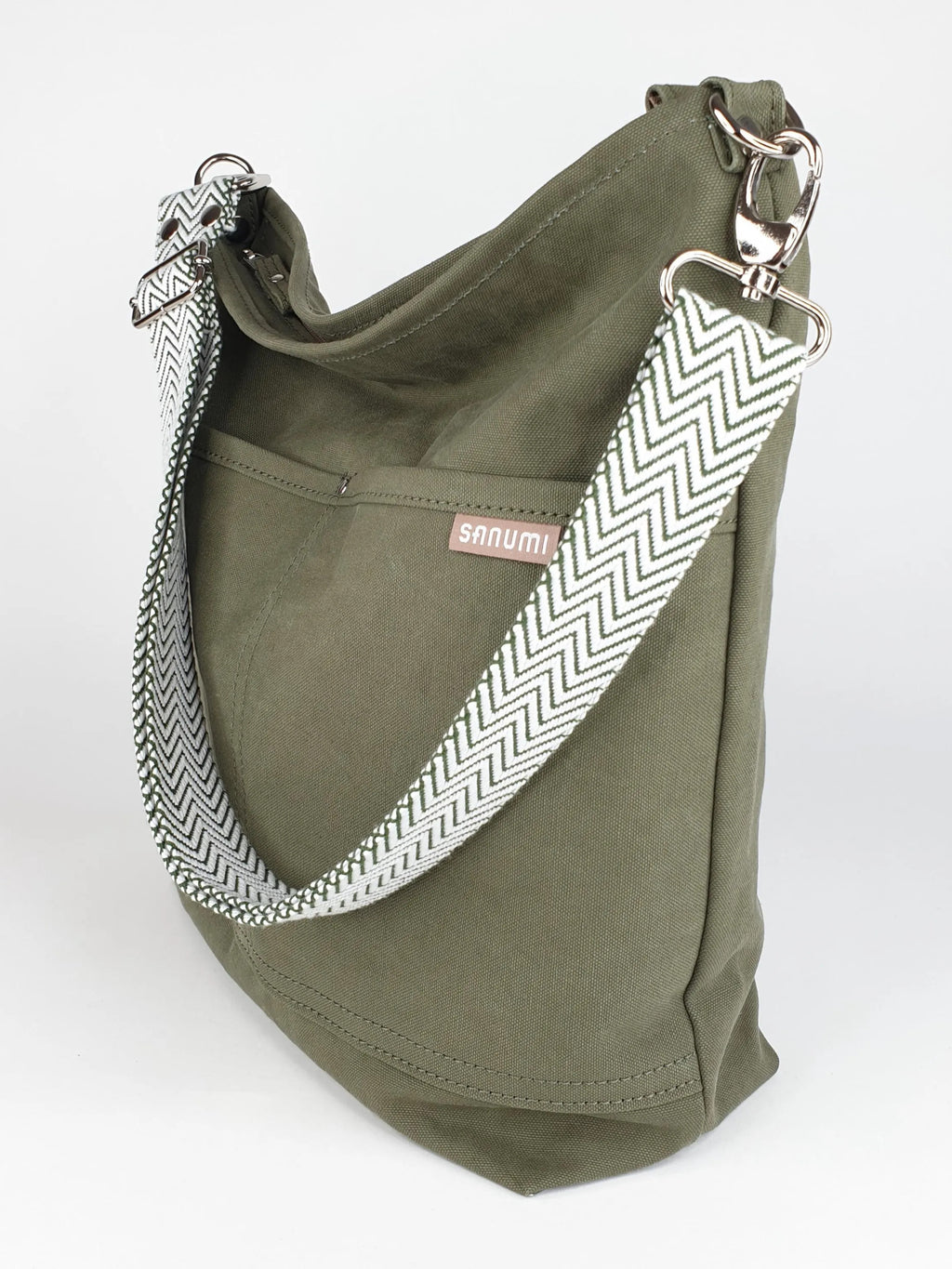 Canvas Hobo grün