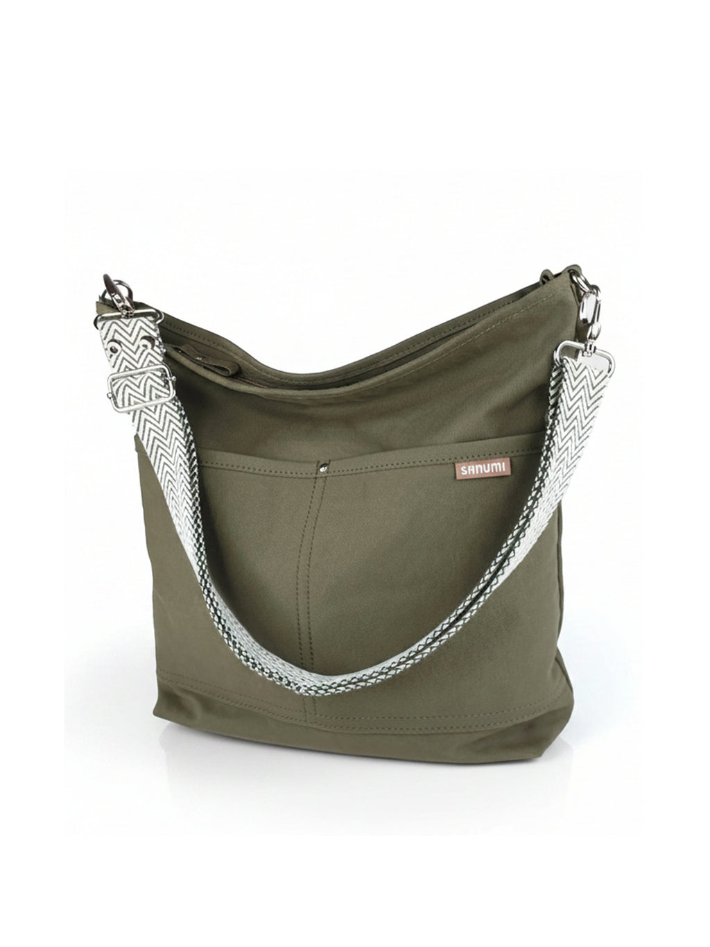 Canvas Hobo grün