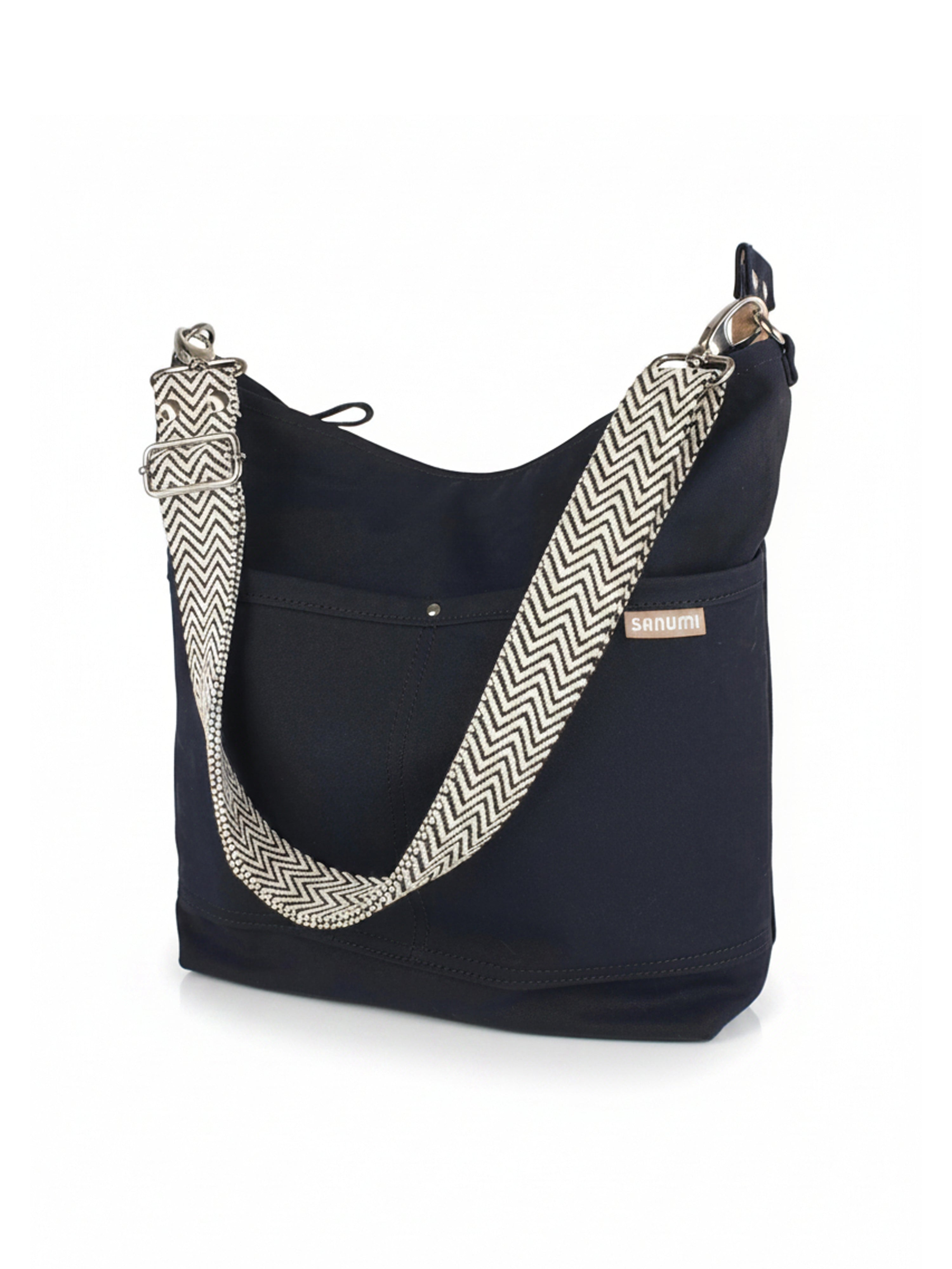 Canvas Hobo schwarz