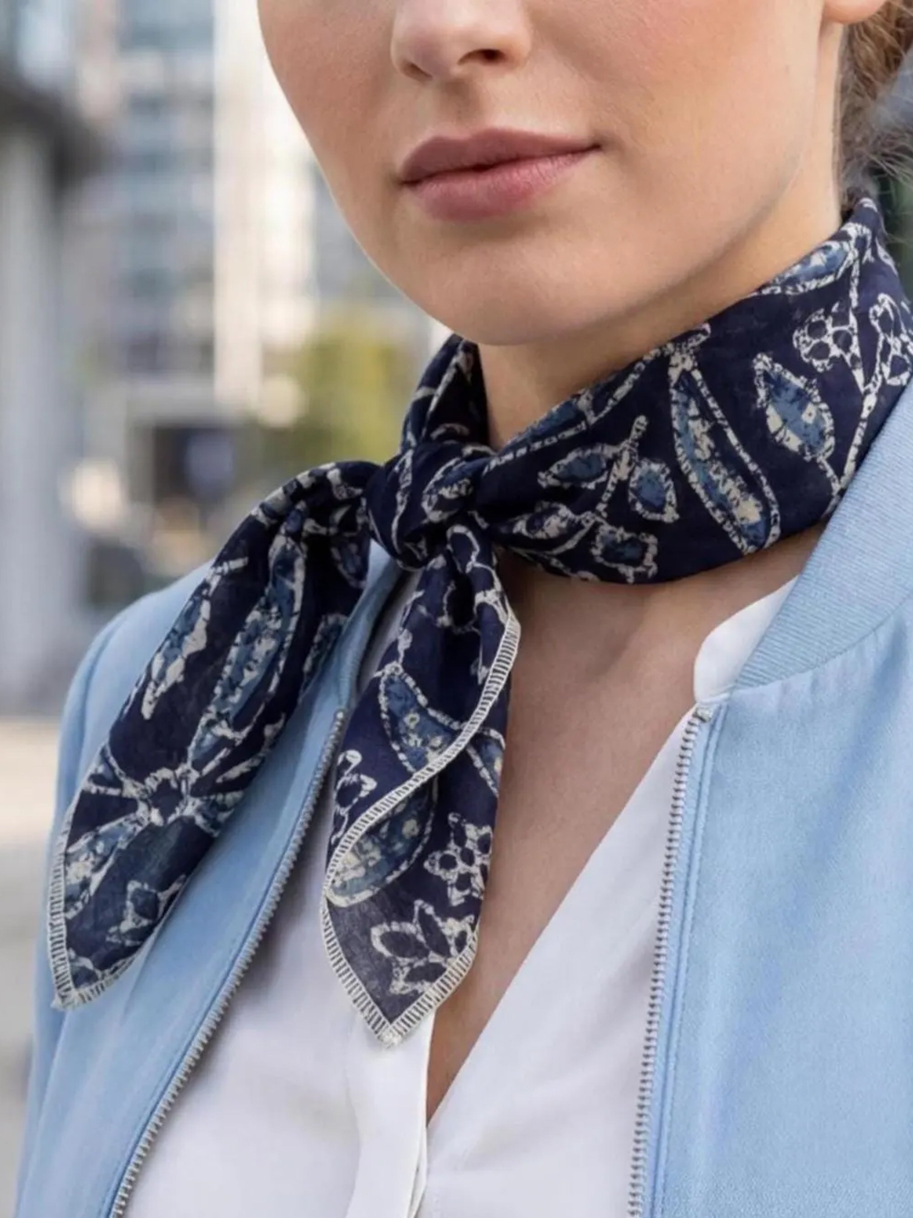 Bandana aus Baumwoll-Voile