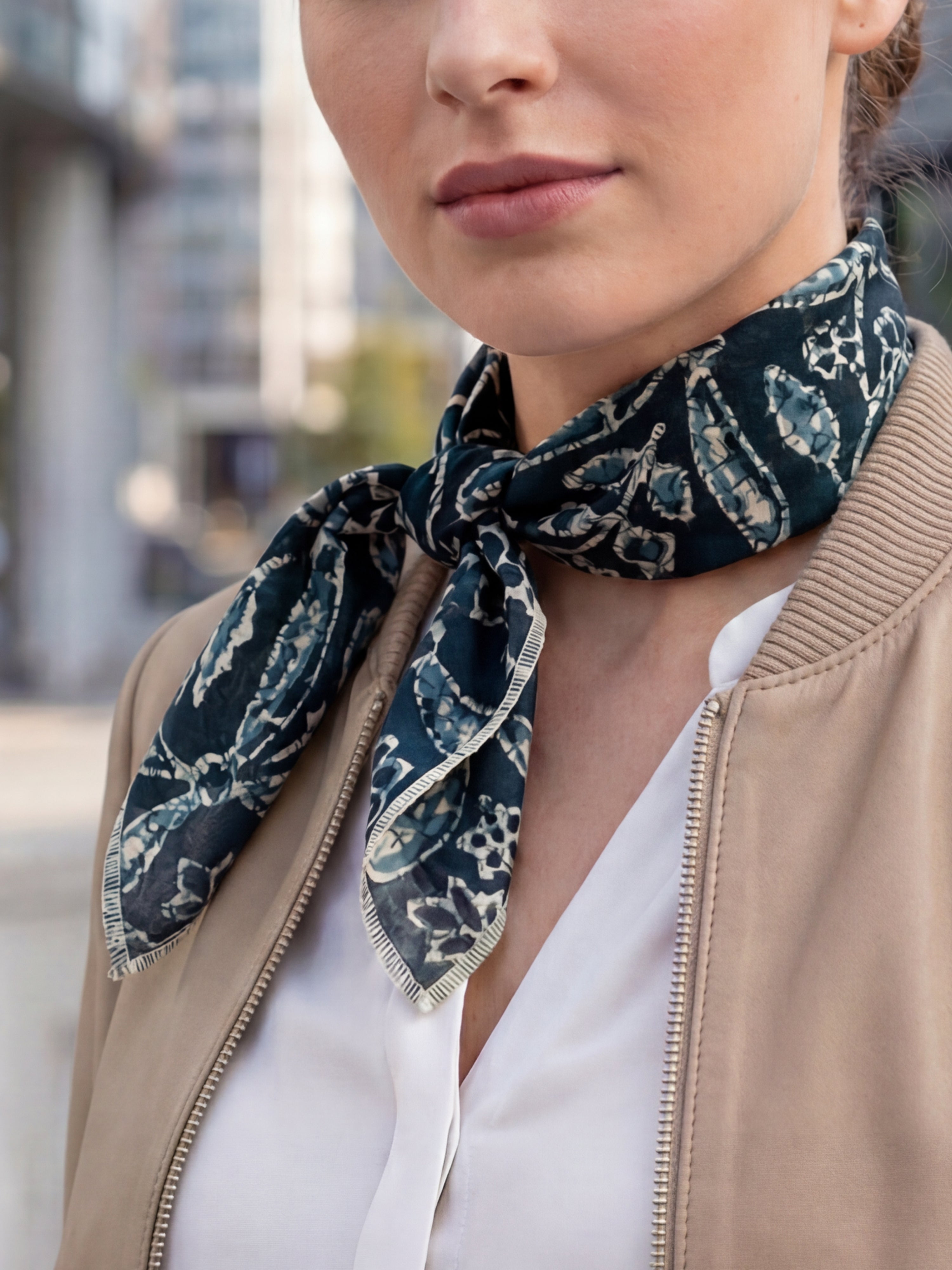 Bandana aus Baumwoll-Voile