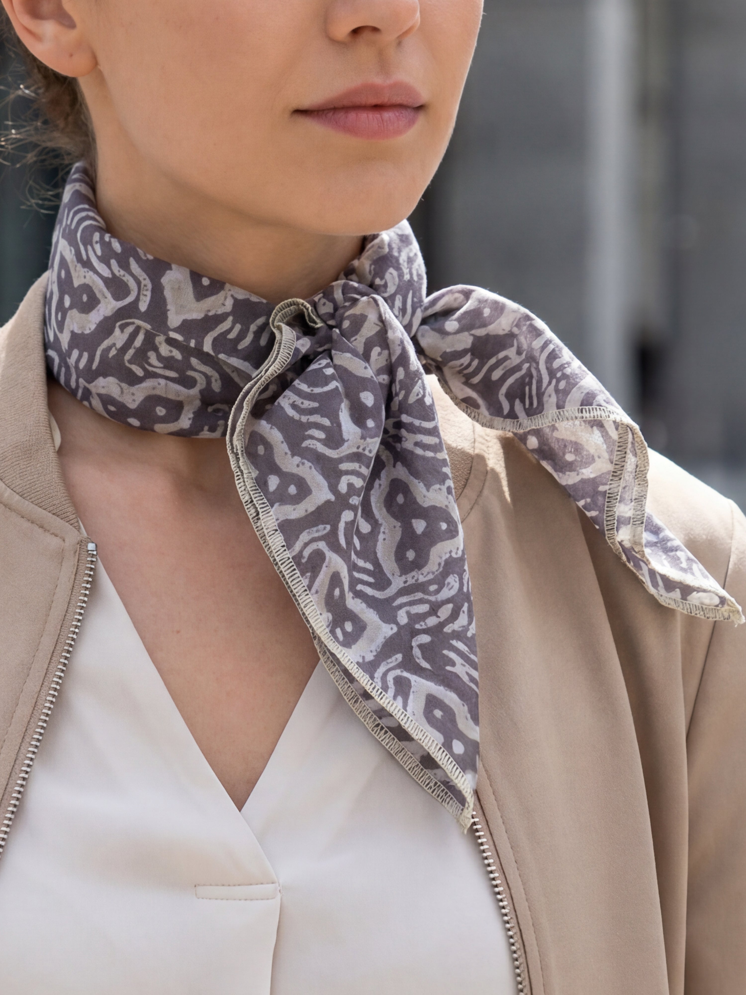 Bandana aus Baumwoll-Voile